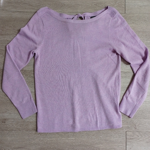 Banana Republic Fine Italian Yarn by Filpucci Tie Back Wool Cashmere Swe… - Picture 15 of 15